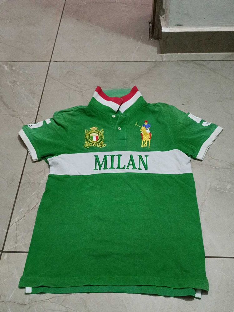 Green Milan Polo T-Shirt