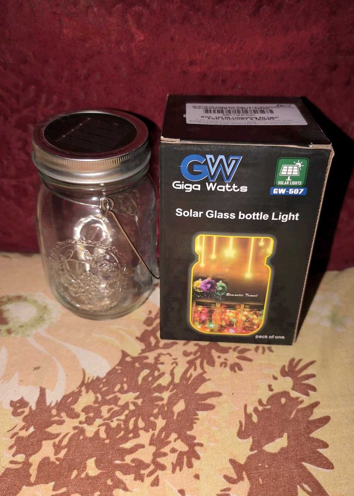 Solar Glass Bottle Light Combo Of 4