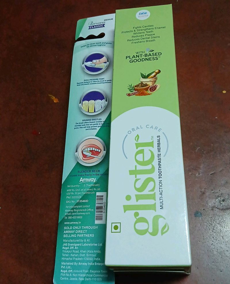 Tooth Brush And Paste
