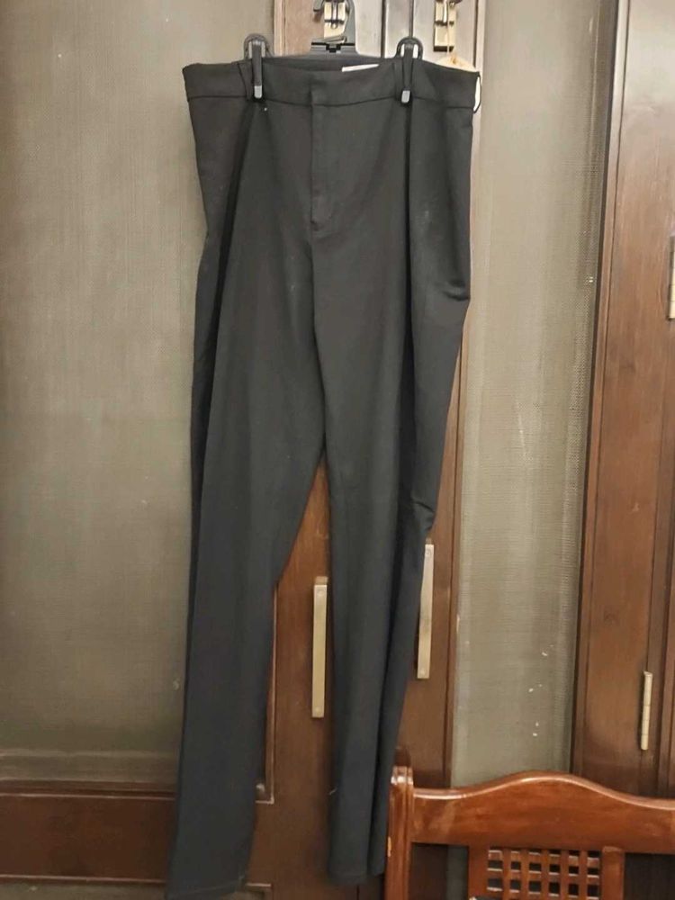 Black Straight Leg Trousers Old NAVY