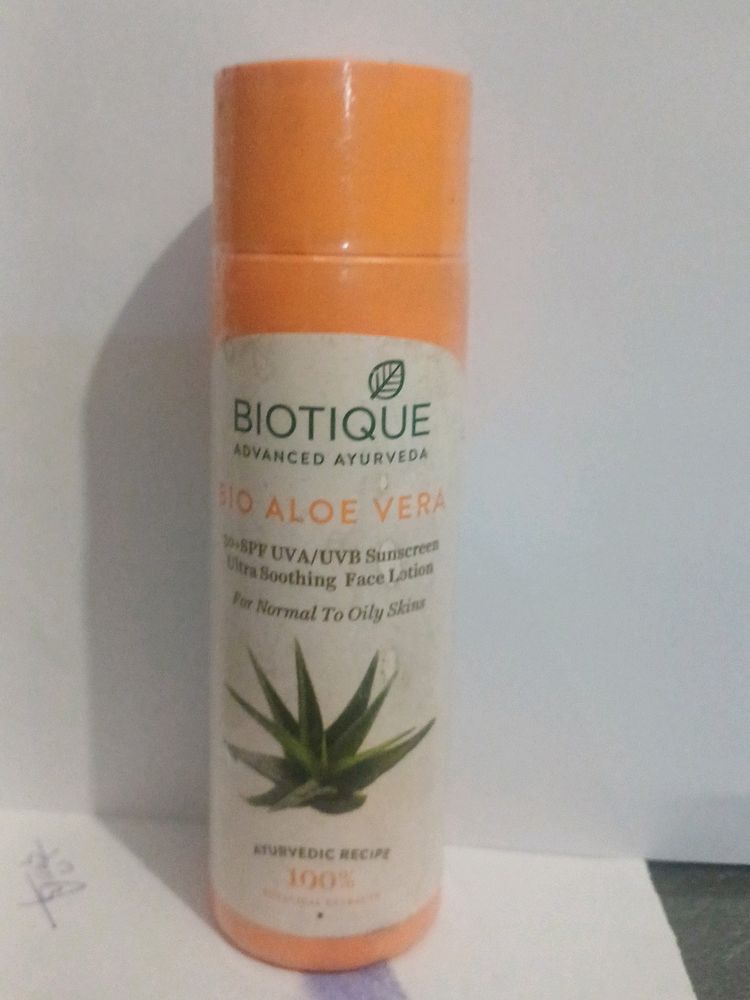*NEW* Biotique Aloevera Face Lotion To Shine