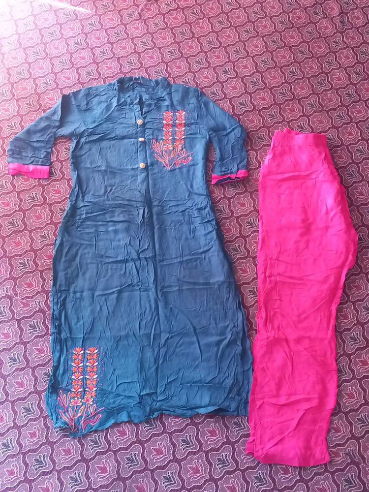 Embroidered Kurta Set