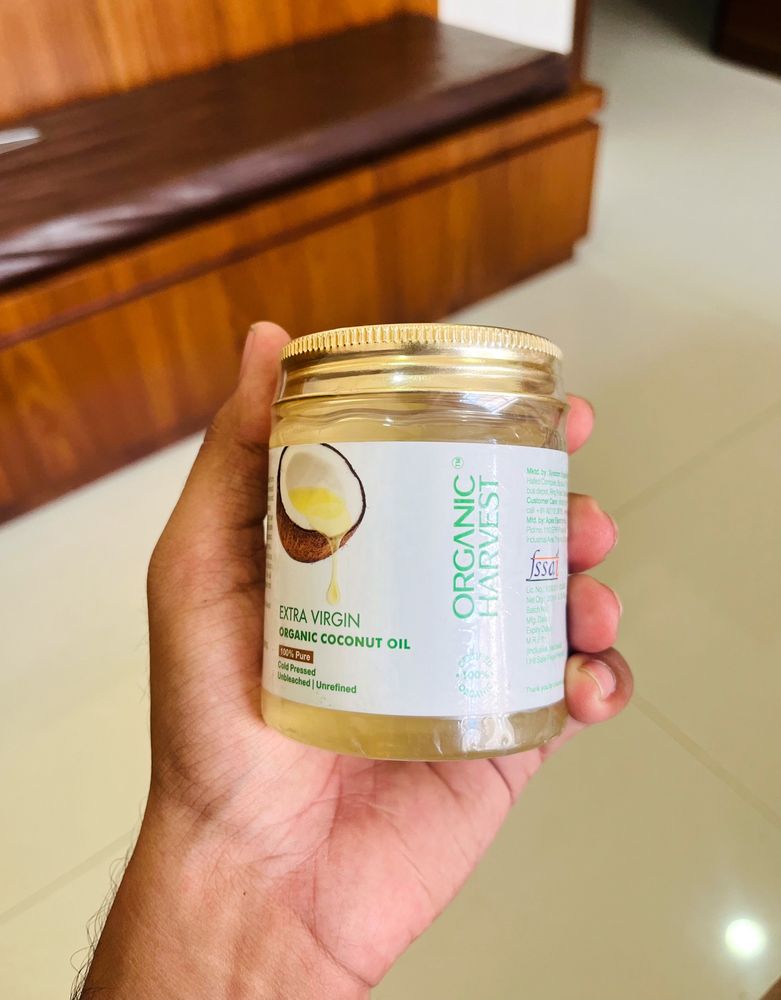 Pack Of 2 Organic Harvest Coconut Oil