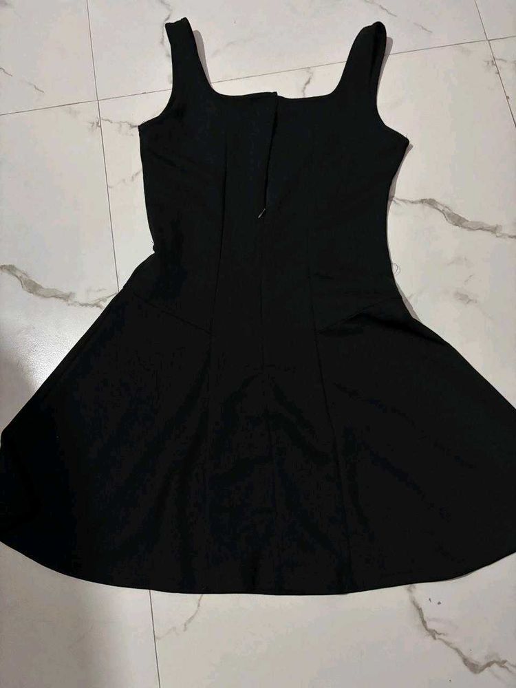 Black Fit &amp; Flare Dress