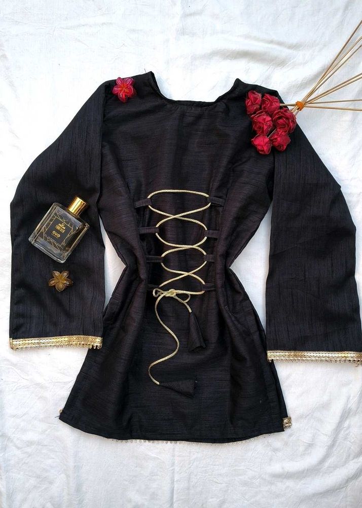 Corset black elegant kurti🖤