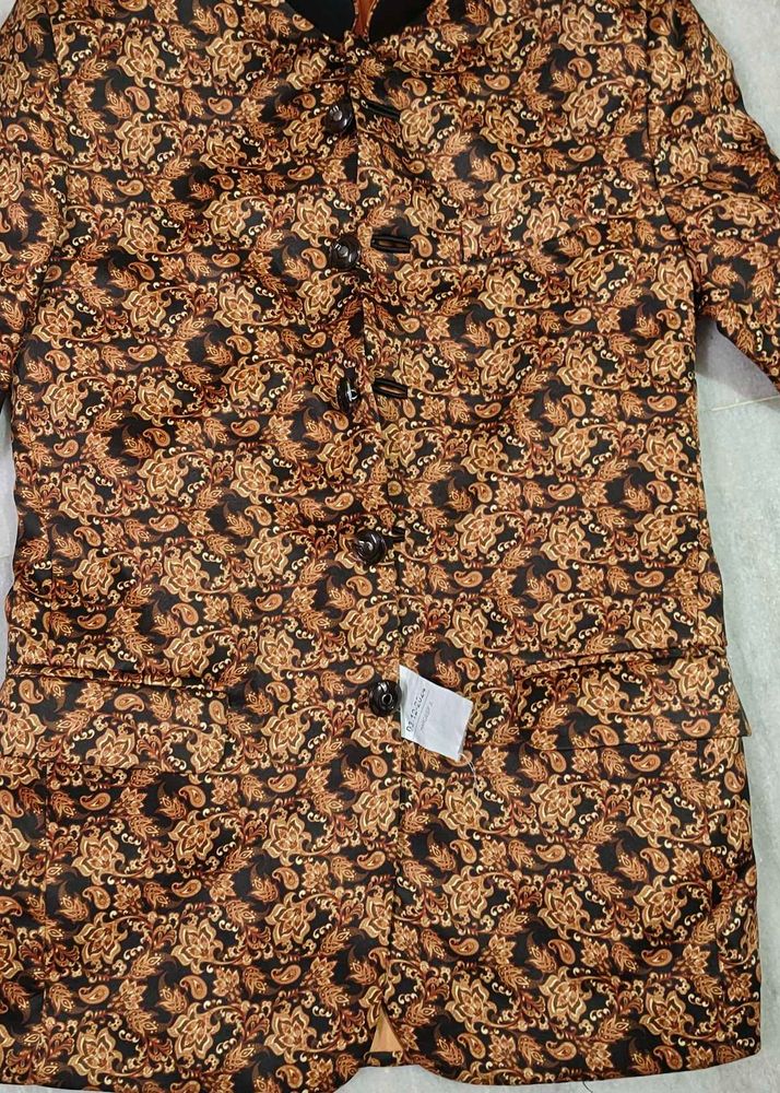 Patterned Ethnic Jacket