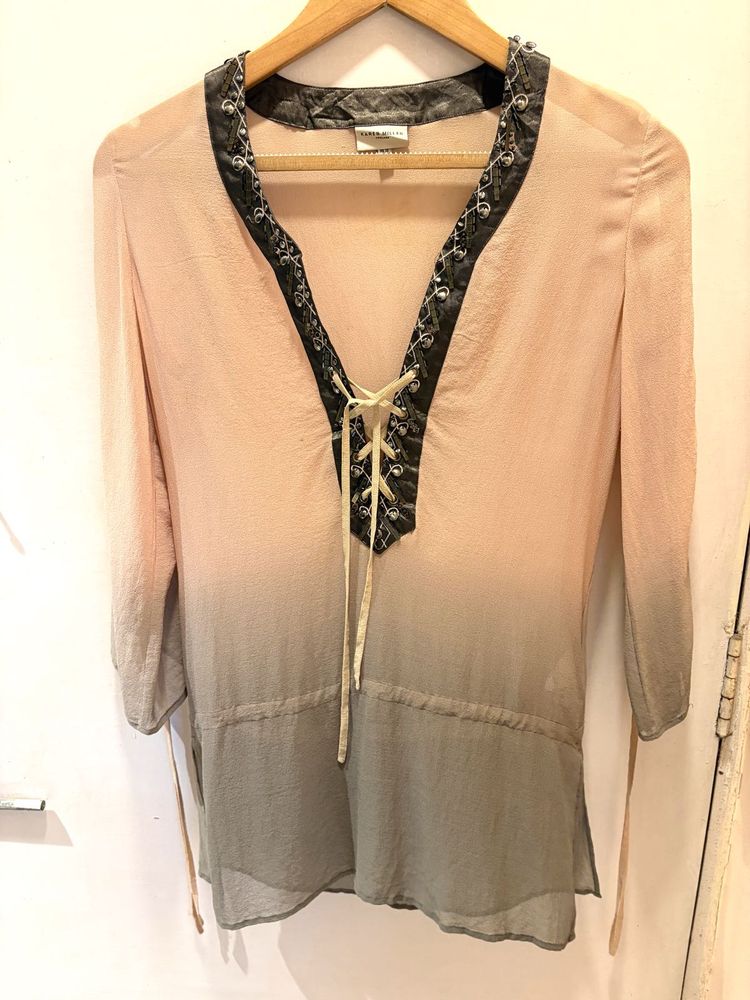 Beautiful Ombre Embellished Imported Top
