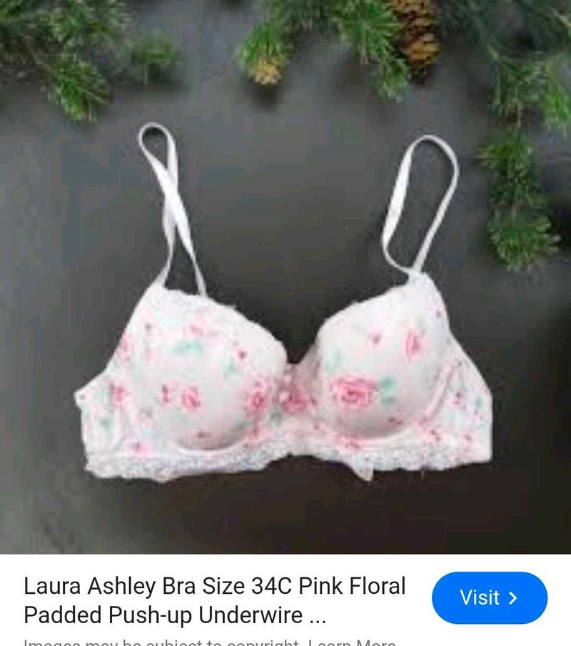 Floral Padded Bra With Beautiful Penty