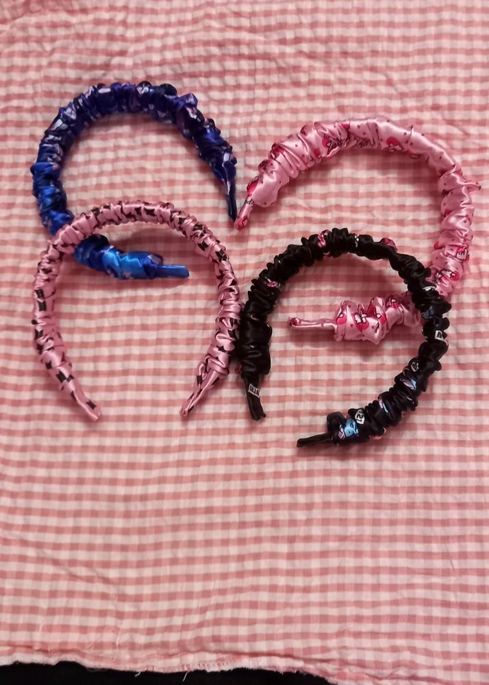 Cute Scrunchie Headband Set