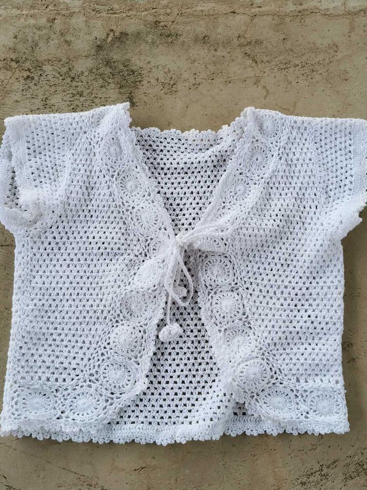 Crochet Beach White Top