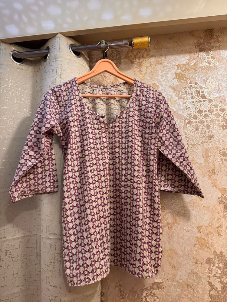 Printed Short Kurti ✨