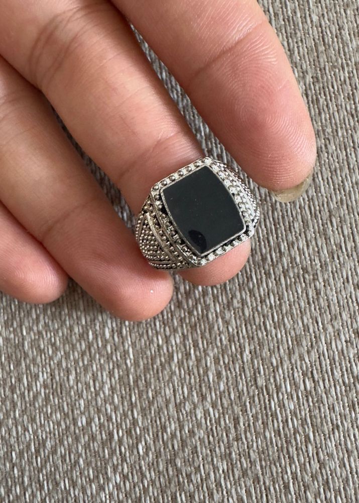Brand New Antique Oxidised Bohemian Ring