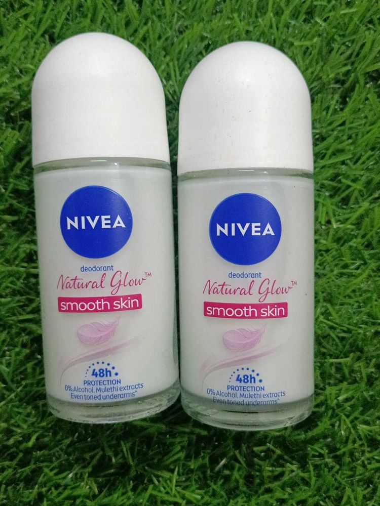 2 Nivea Natural Glow Smooth Skin Deodrant