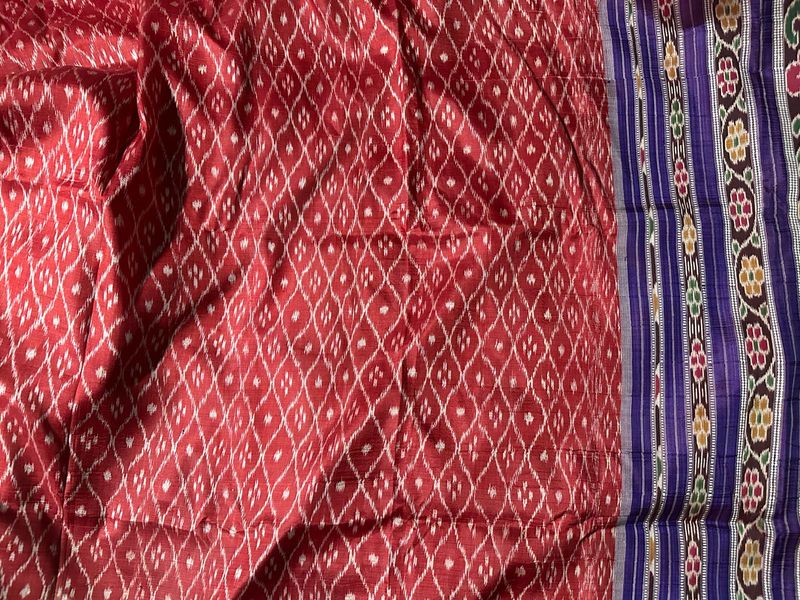 Pure Silk Ikkat Saree
