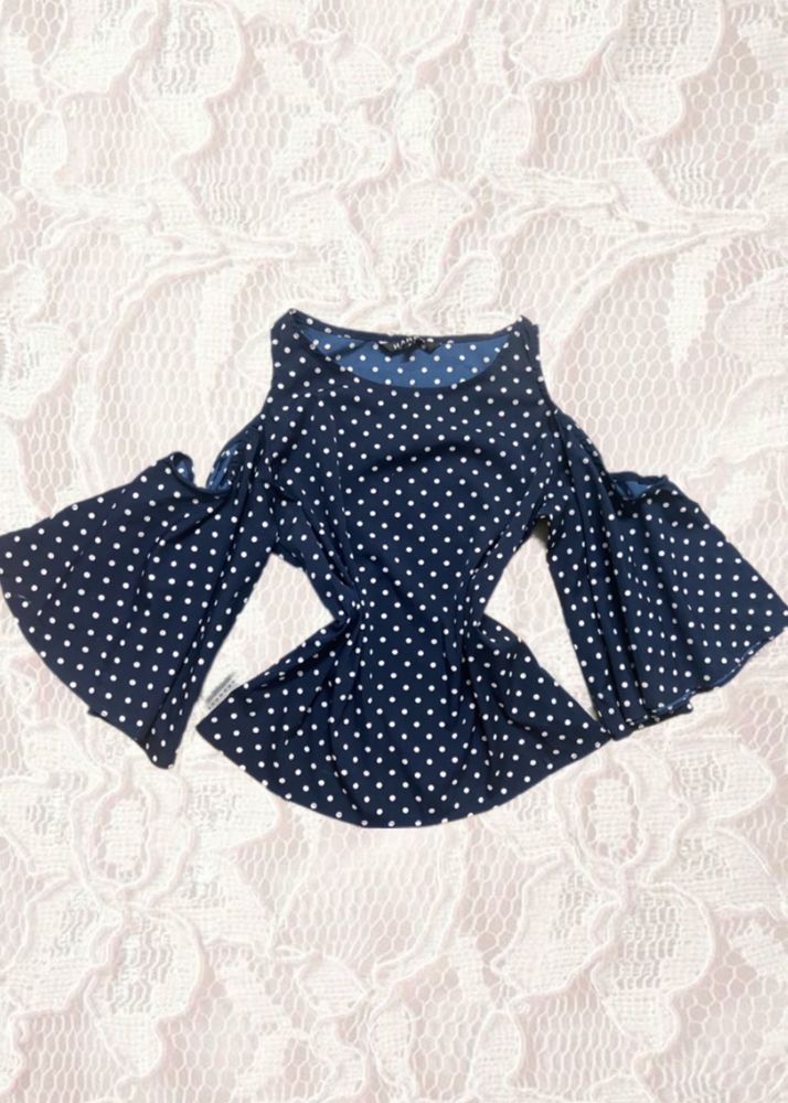 Polka Dot Trendy Top