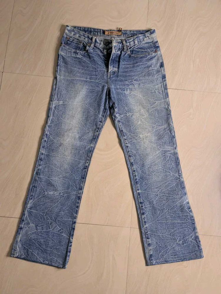 Acid Wash Denim Jeans