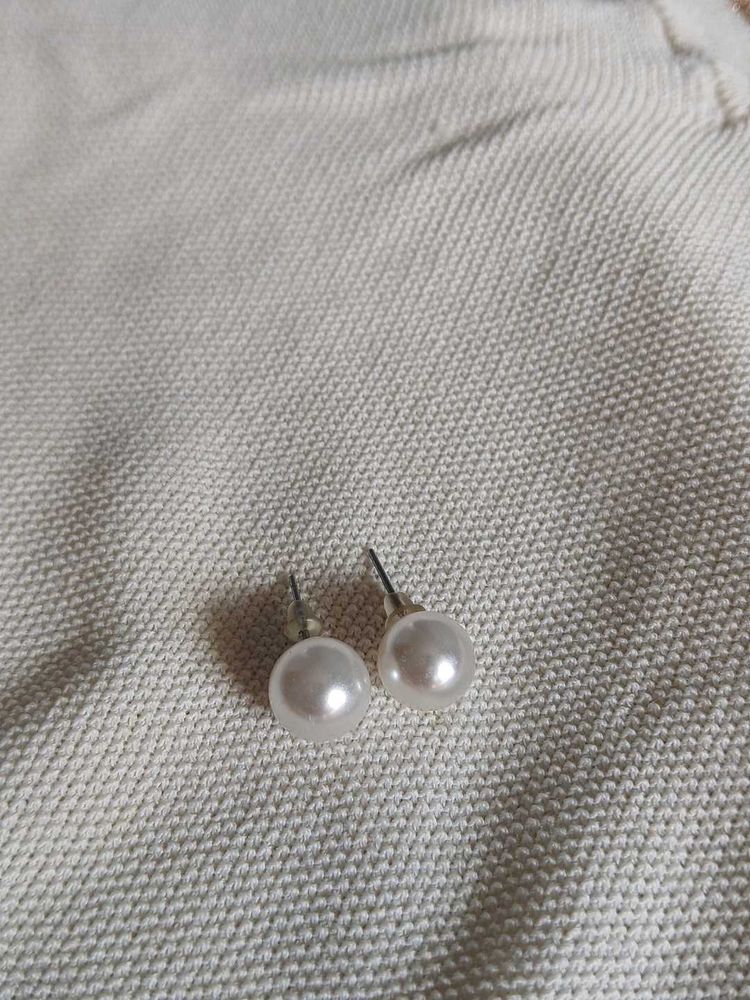 Pearl Stud Earrings