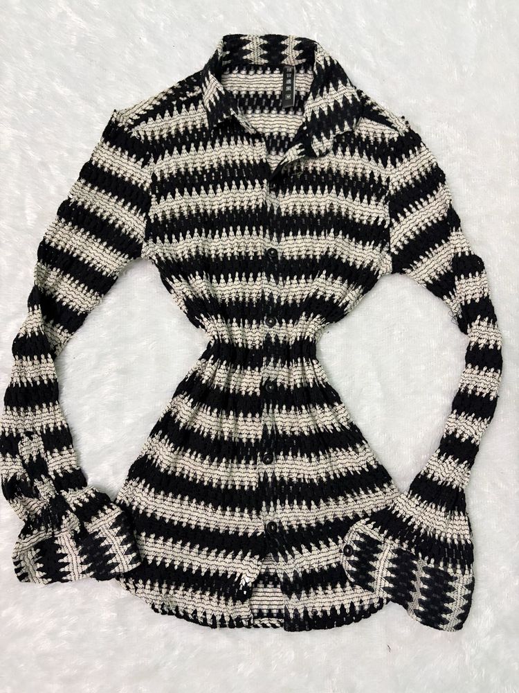 Striped crochet Shirt 🤪