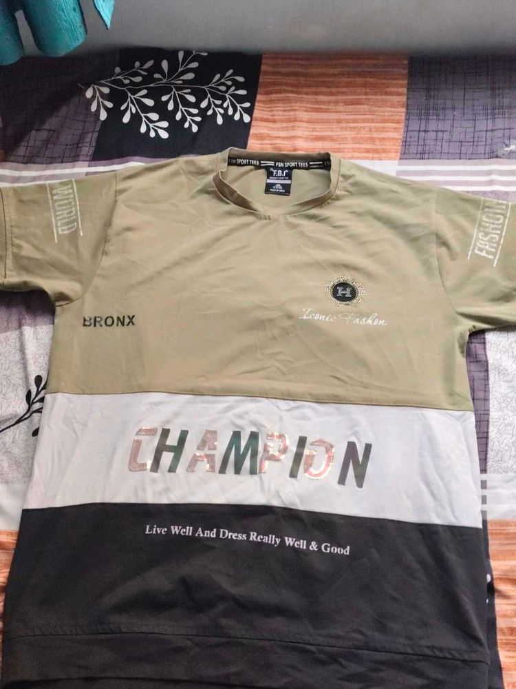 Stylish Color Blocked T-Shirt