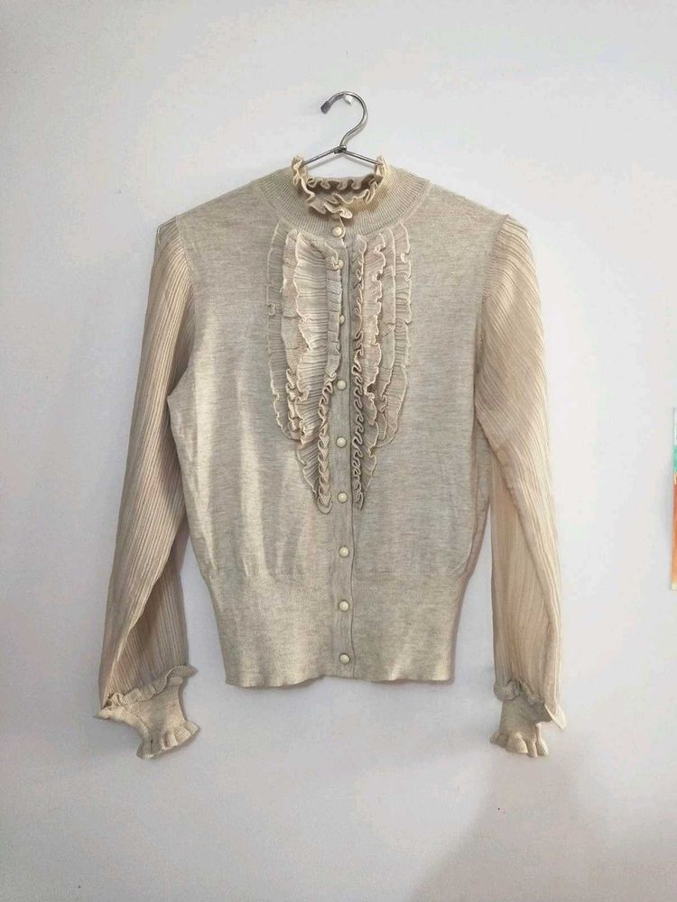 Elegant wool top