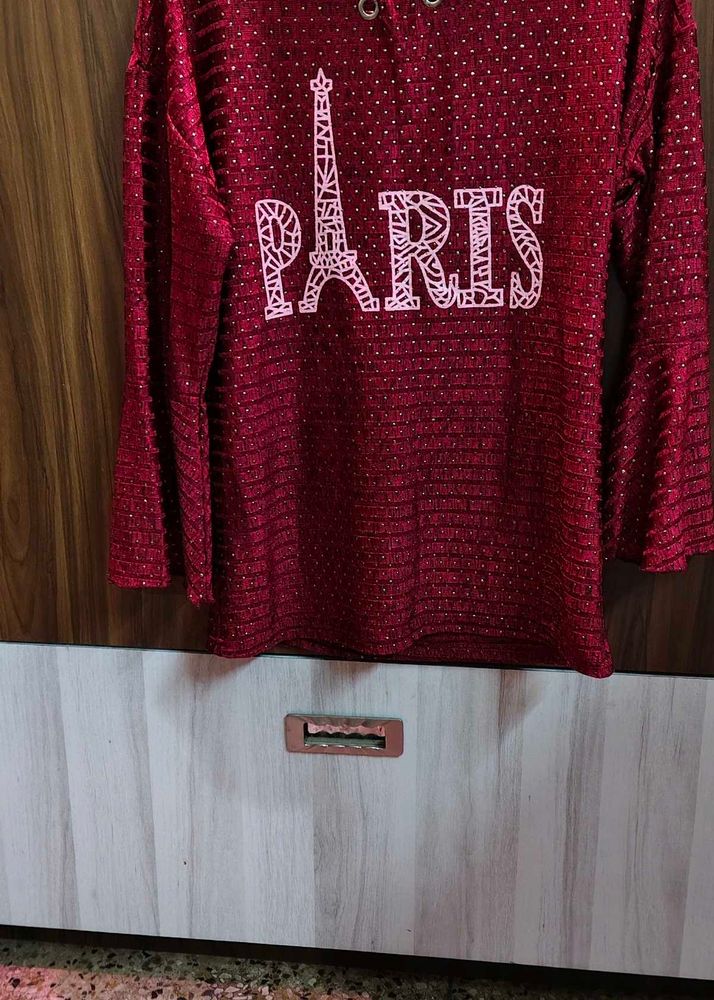 Sparkly Paris Top