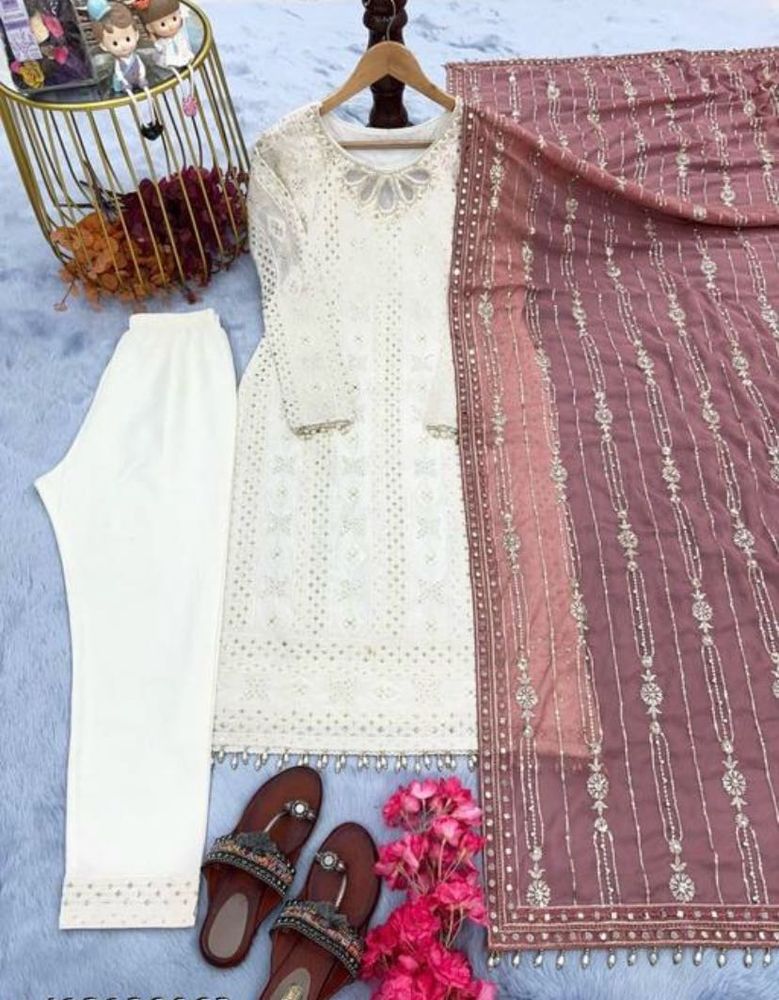Elegant Embroidered Kurta Set