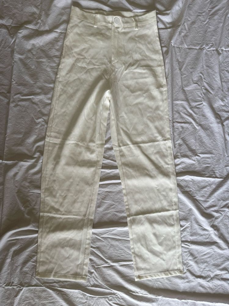 Off-White Straight Leg Trousers