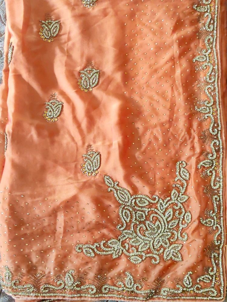 🆕 Beautiful Kundan Work Saree