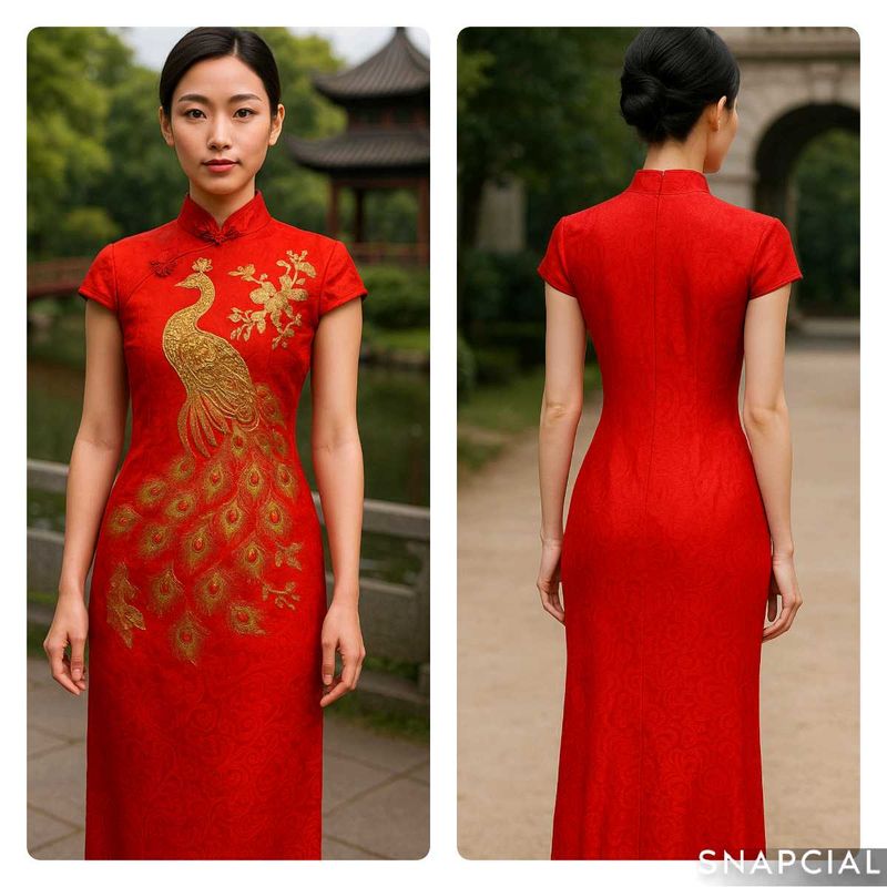Red Qipao Dress