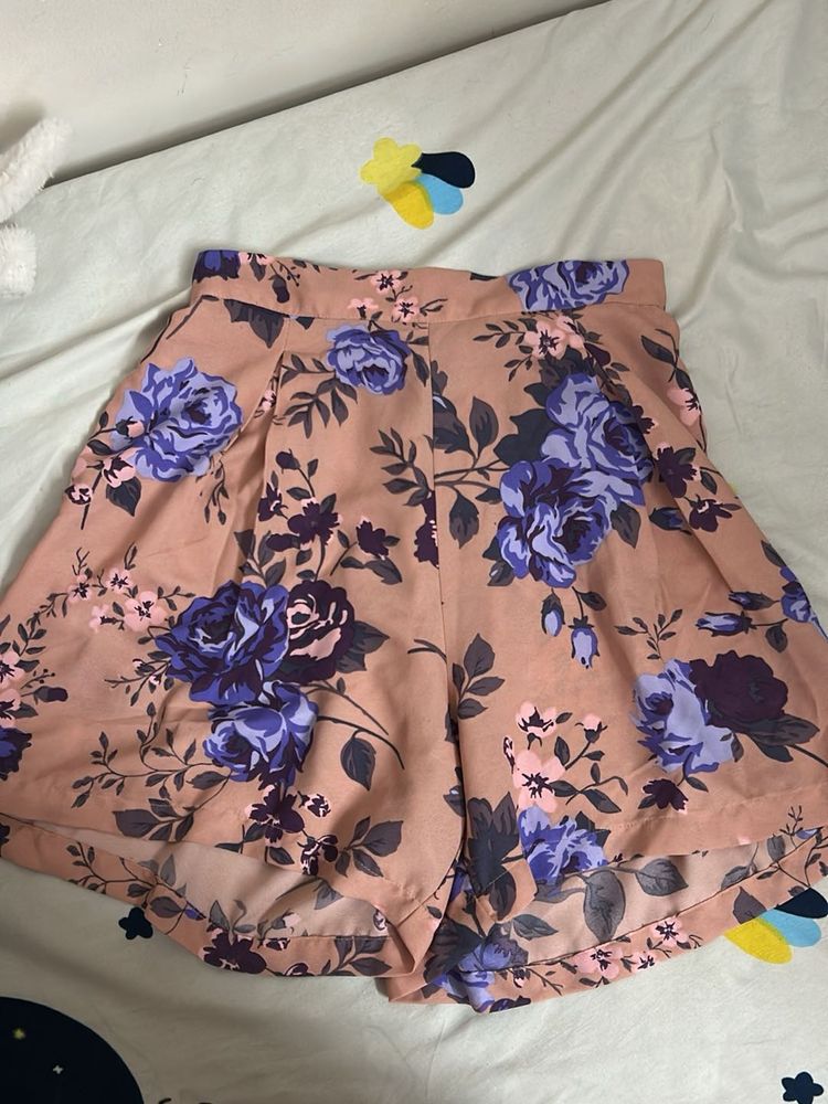Floral Print Shorts