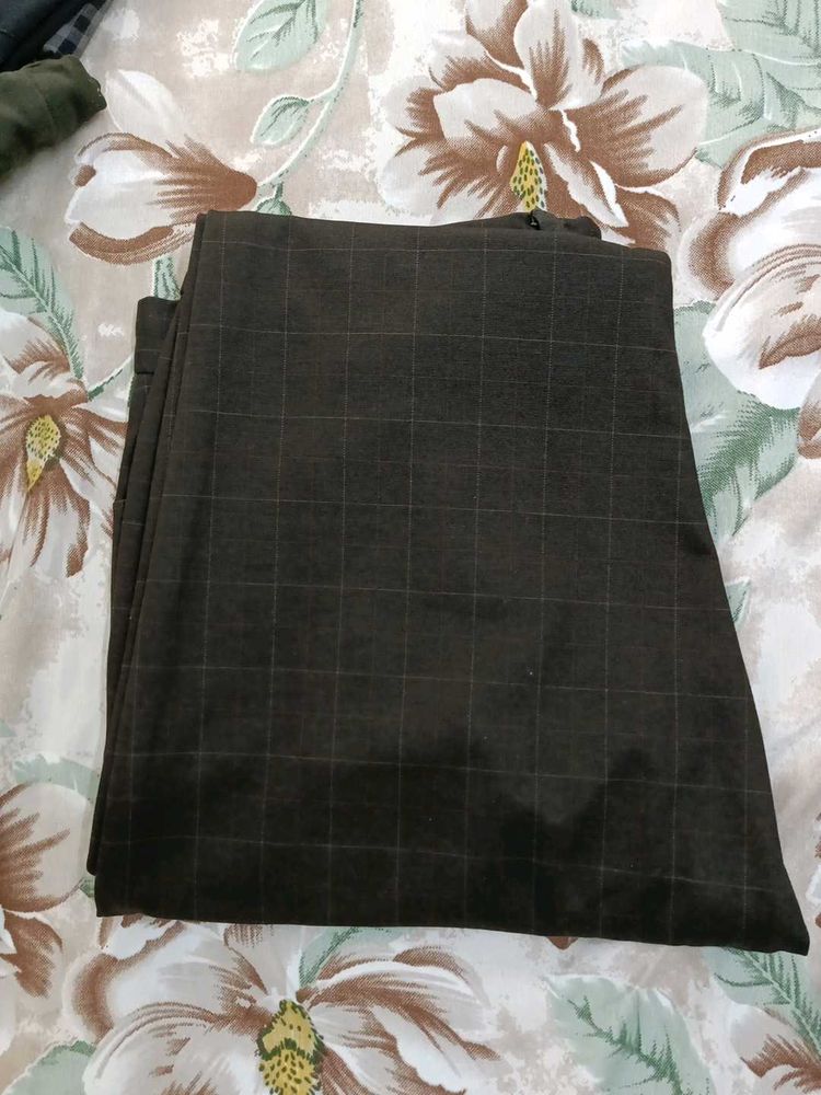 Checked Brown Pants