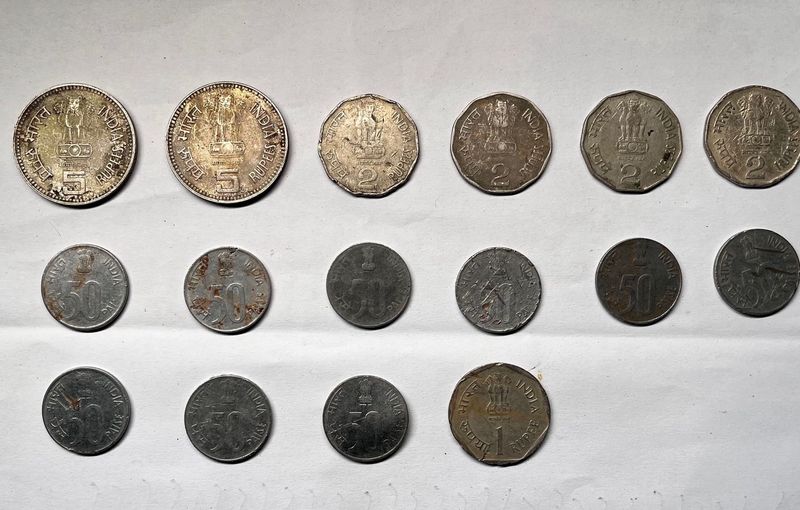 Vintage Indian Coin Collection