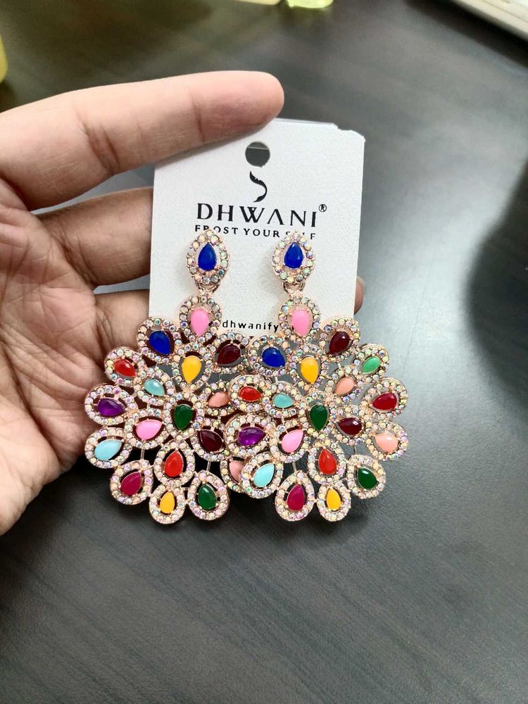 Heavy Multicolour Earrings