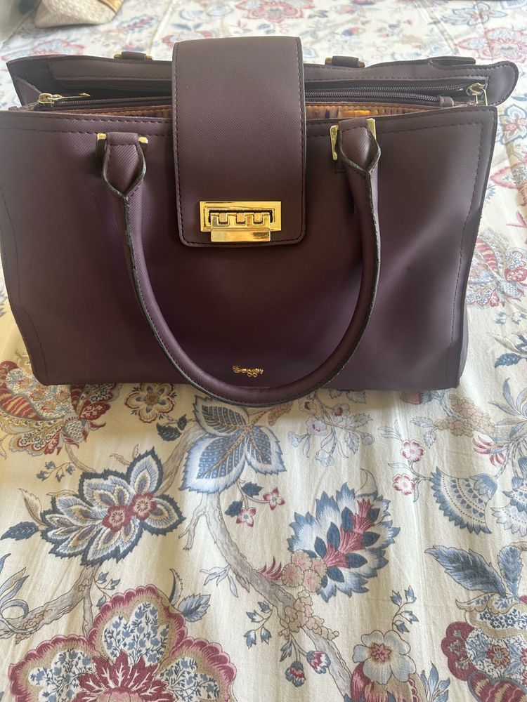 Stylish Purple Handbag