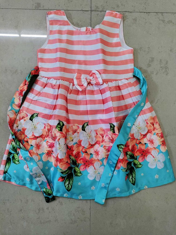Floral Print New Frock