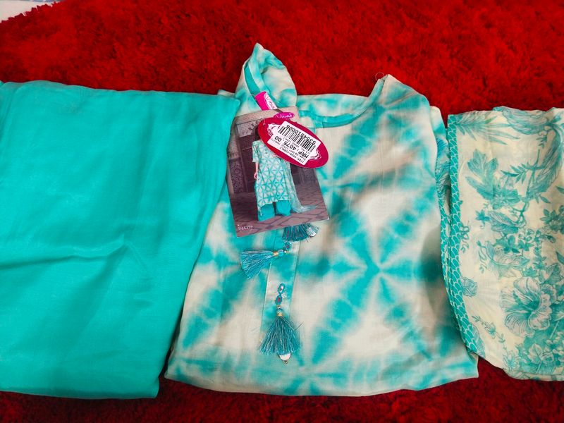 New Kurti Pant And Dupatta Set