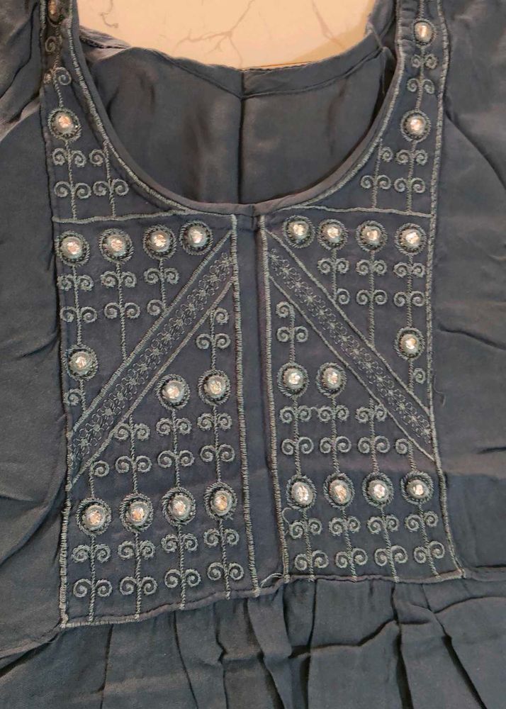 Embroidered Detail Top