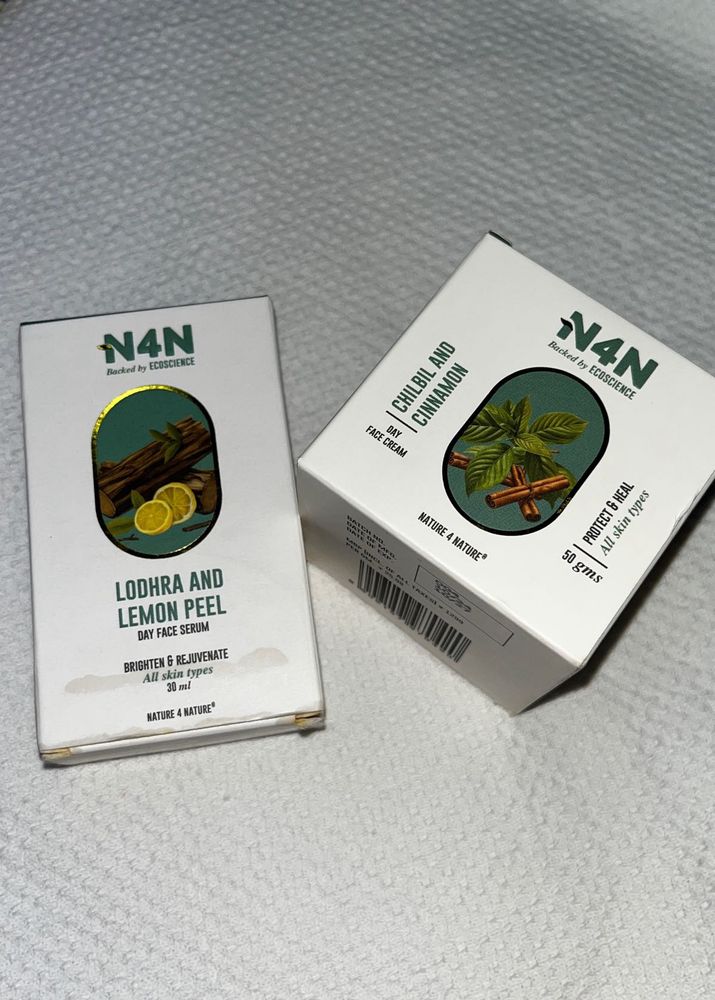 N4N, Day Face Serum &amp; Cream