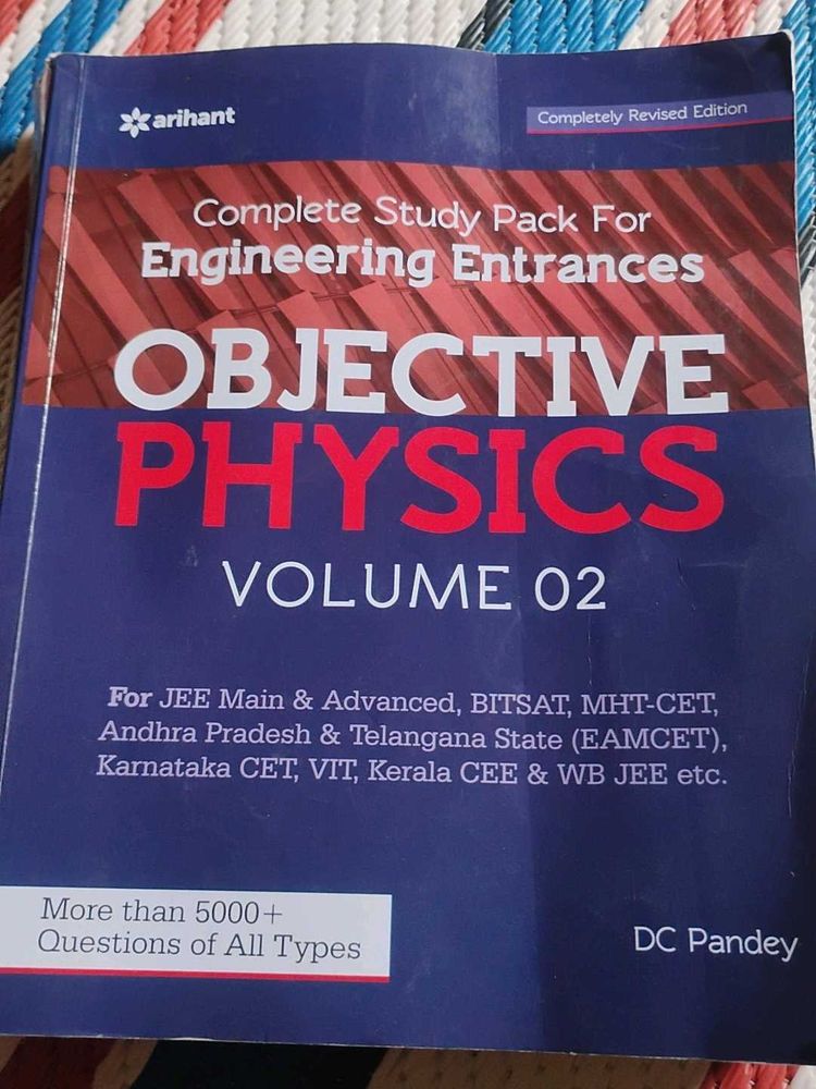 ARIHANT DC PANDEY, Physics Jee Book
