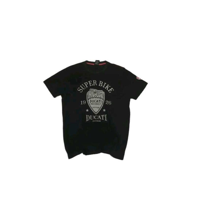 Ducati Tshirt With Leather Print