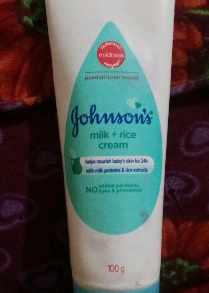 Johnson&#39;s Milk + Rice Cream
