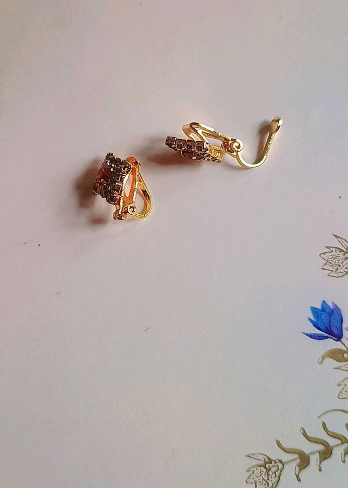 🔥SALE🔥 Non Piercing/ Press On Earrings