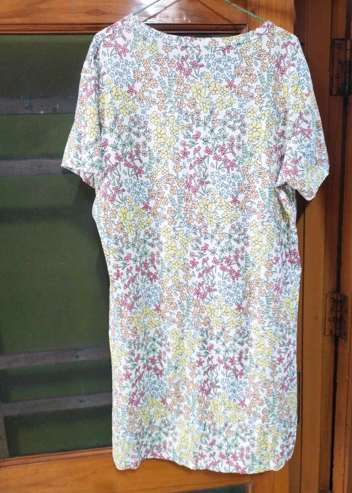 Floral Print Mini Dress