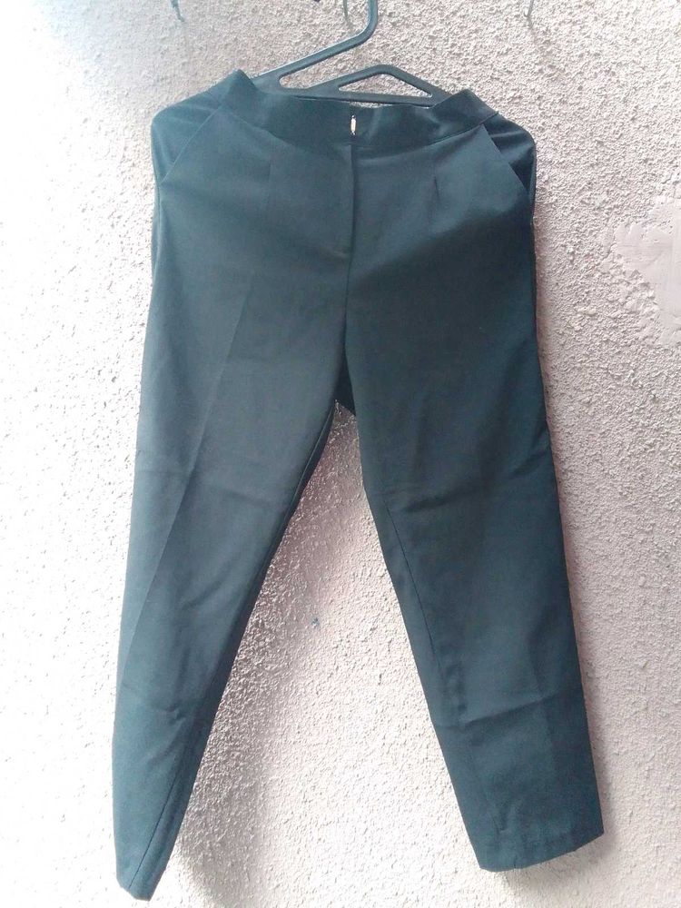 Black High-Waisted Trousers