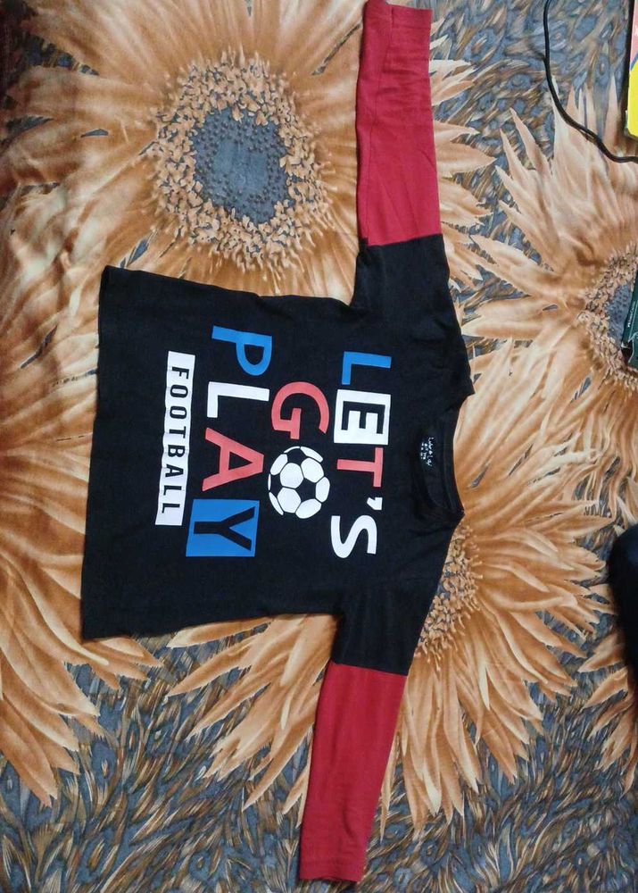 Boys &#39;Let&#39;s Play Football&#39; Tee