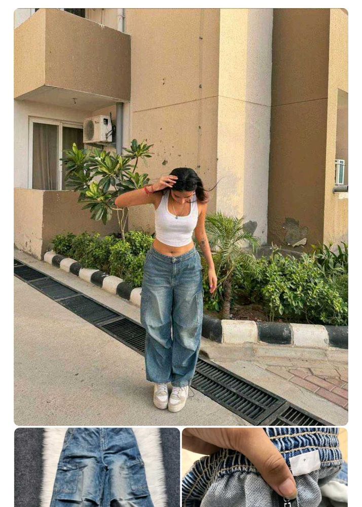 H&amp;M Denim Baggy Jeans.