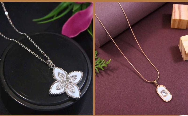Mop Anti-Tarnish Elegant Chain Necklace