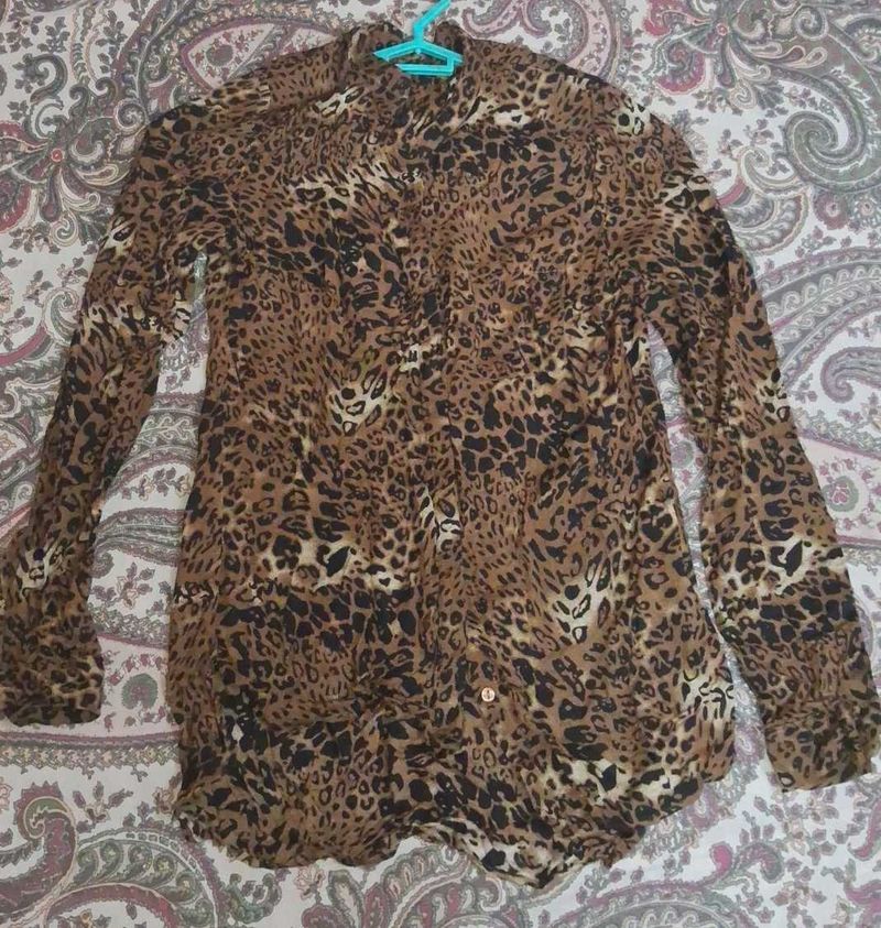 Cheetah Print Shirt