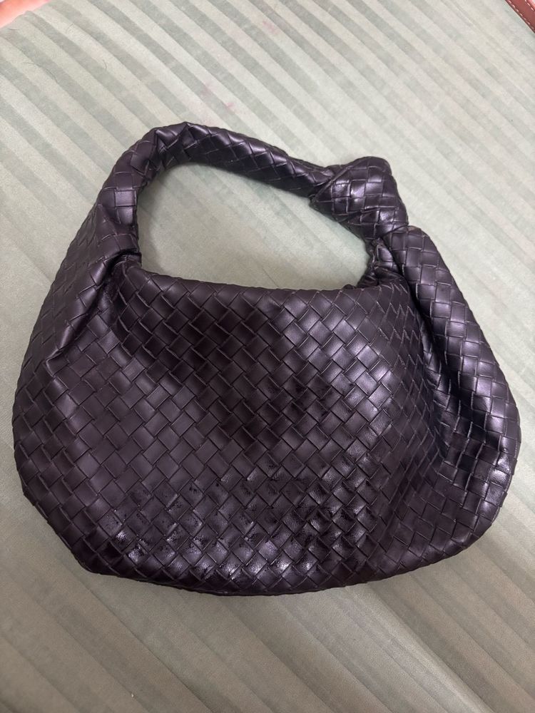 Westside Black Woven Bag