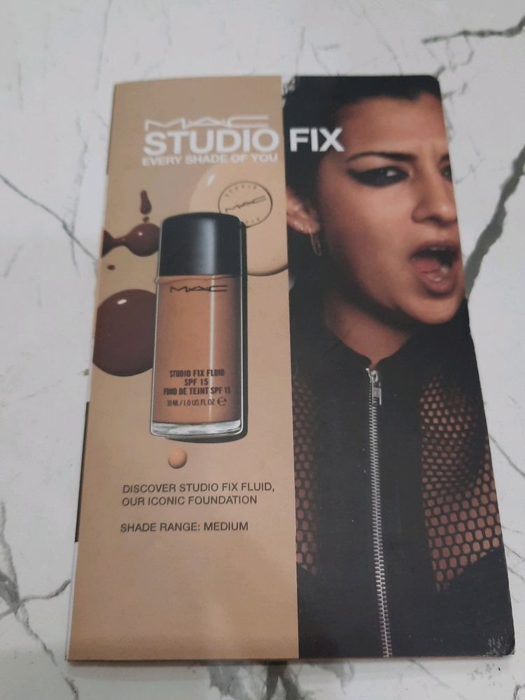 Mac Studio Fix Foundation Samples